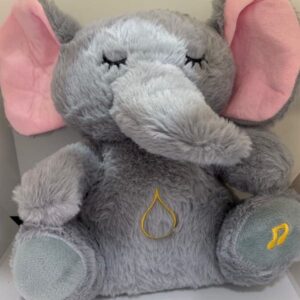 Elefante Terapéutico "SereneFlow" - Peluche con Luz y Respiración Calmante