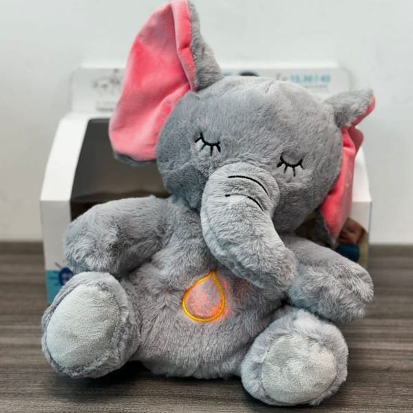 Elefante Terapéutico "SereneFlow" - Peluche con Luz y Respiración Calmante - Imagen 2