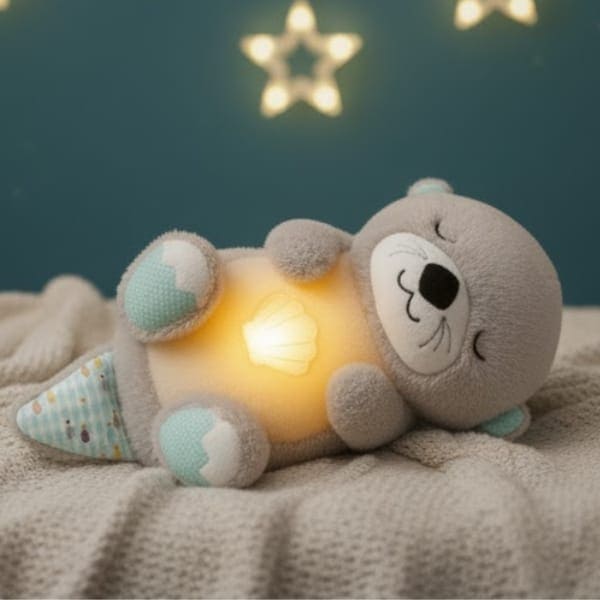 Nutria Dulces Sueños - Peluche con Luz y Respiración Relajante - Imagen 4